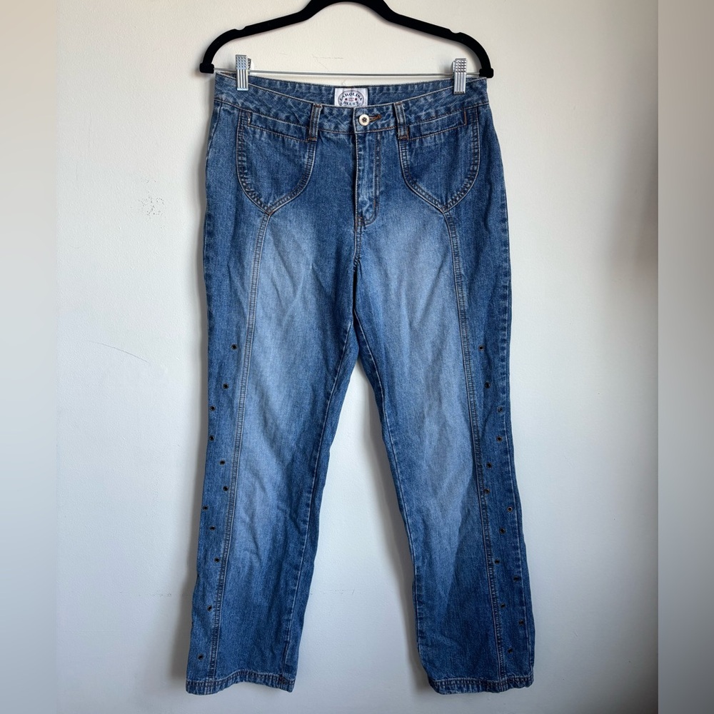 Vintage Y2K embellished denim bootcut jeans